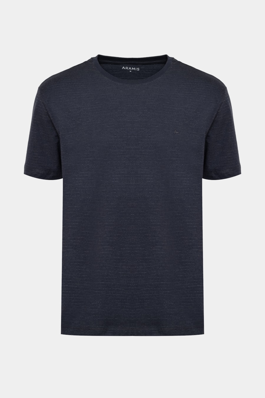 Camiseta Manga Curta Maquinetada - Marinho