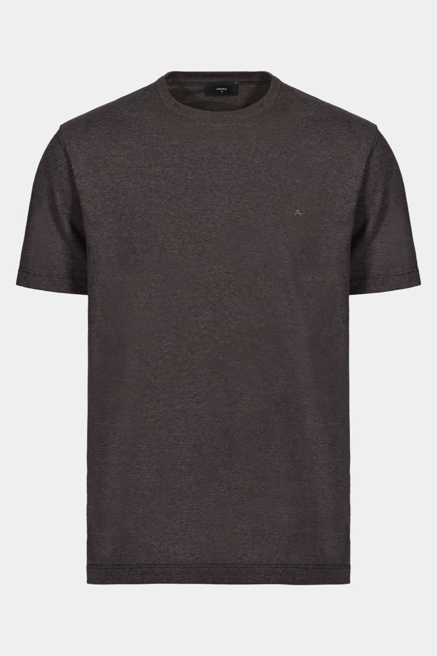 Camiseta Manga Curta Melange Marrom Café — foto 5 de 5