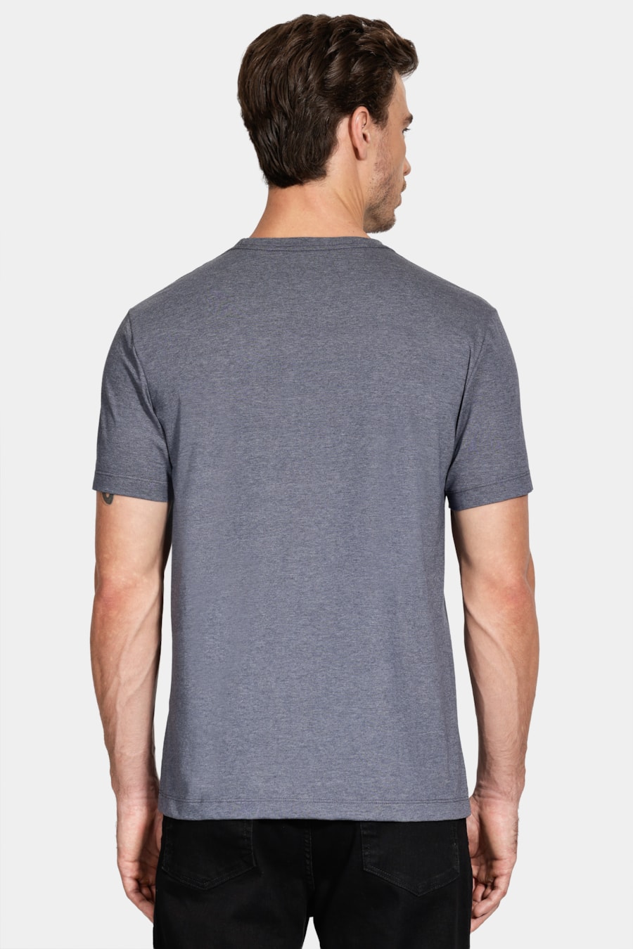 Camiseta Manga Curta Mescla Cores Noturno — foto 4 de 5