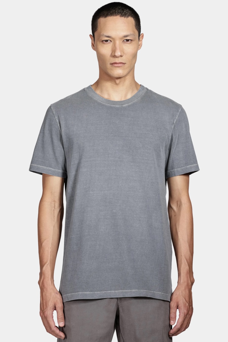 Camiseta Manga Curta Militar Cinza Grafite — foto 1 de 5