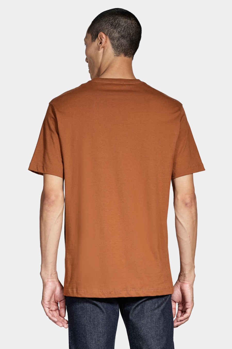 Camiseta Manga Curta Minimal Caramelo — foto 4 de 5