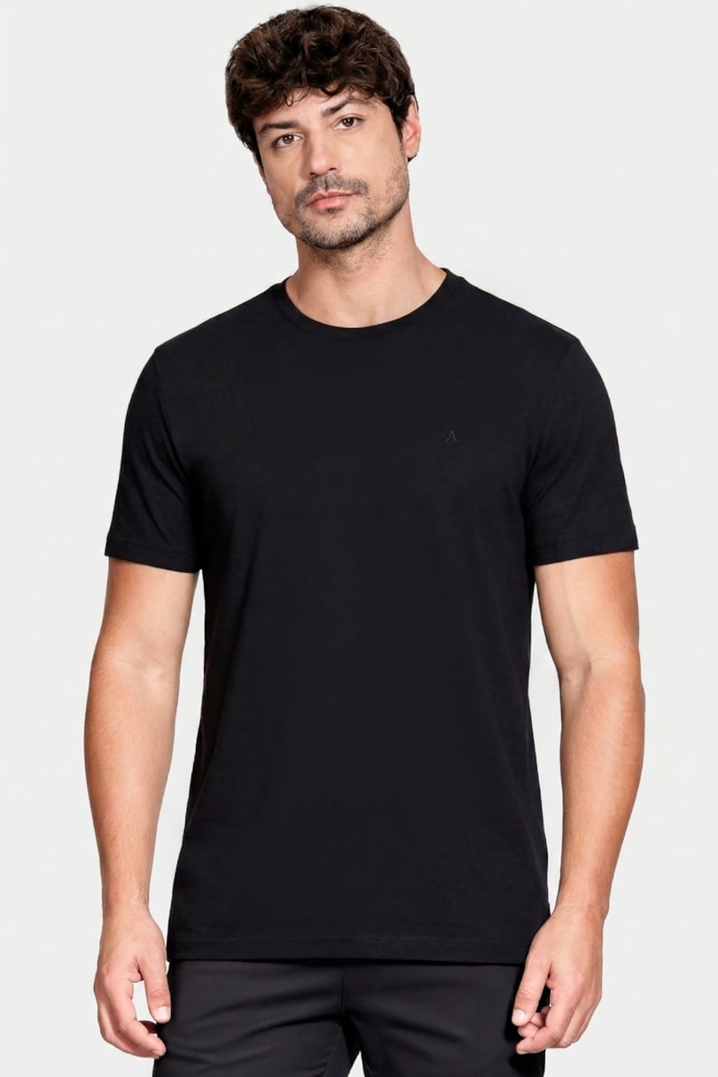Camiseta Manga Curta New Basic Preto