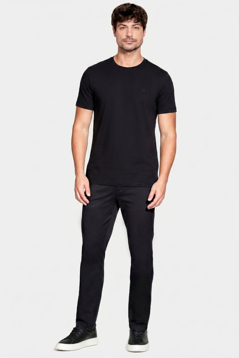 Camiseta Manga Curta New Basic Preto