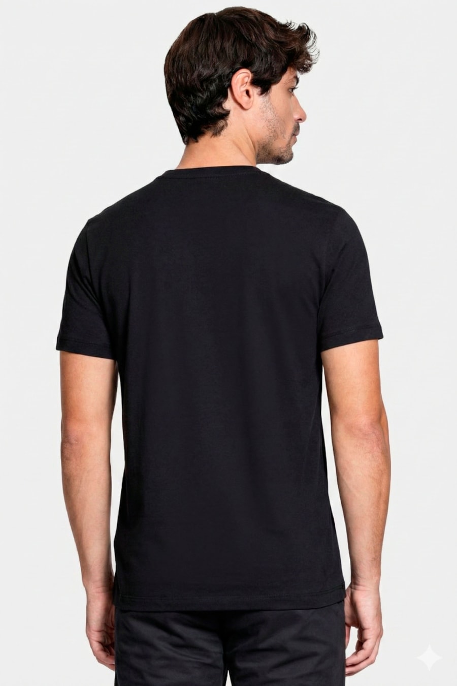 Camiseta Manga Curta New Basic Preto — foto 4 de 5