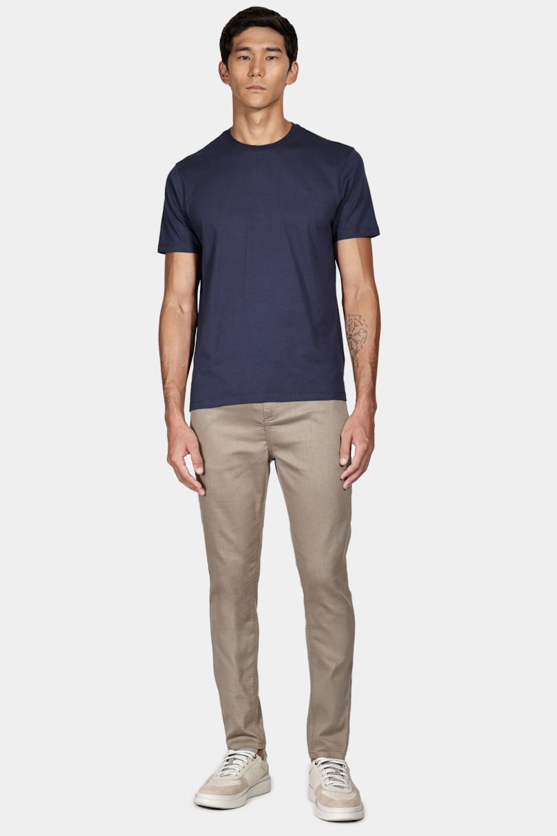 Camiseta Manga Curta New Essencial Azul Marinho