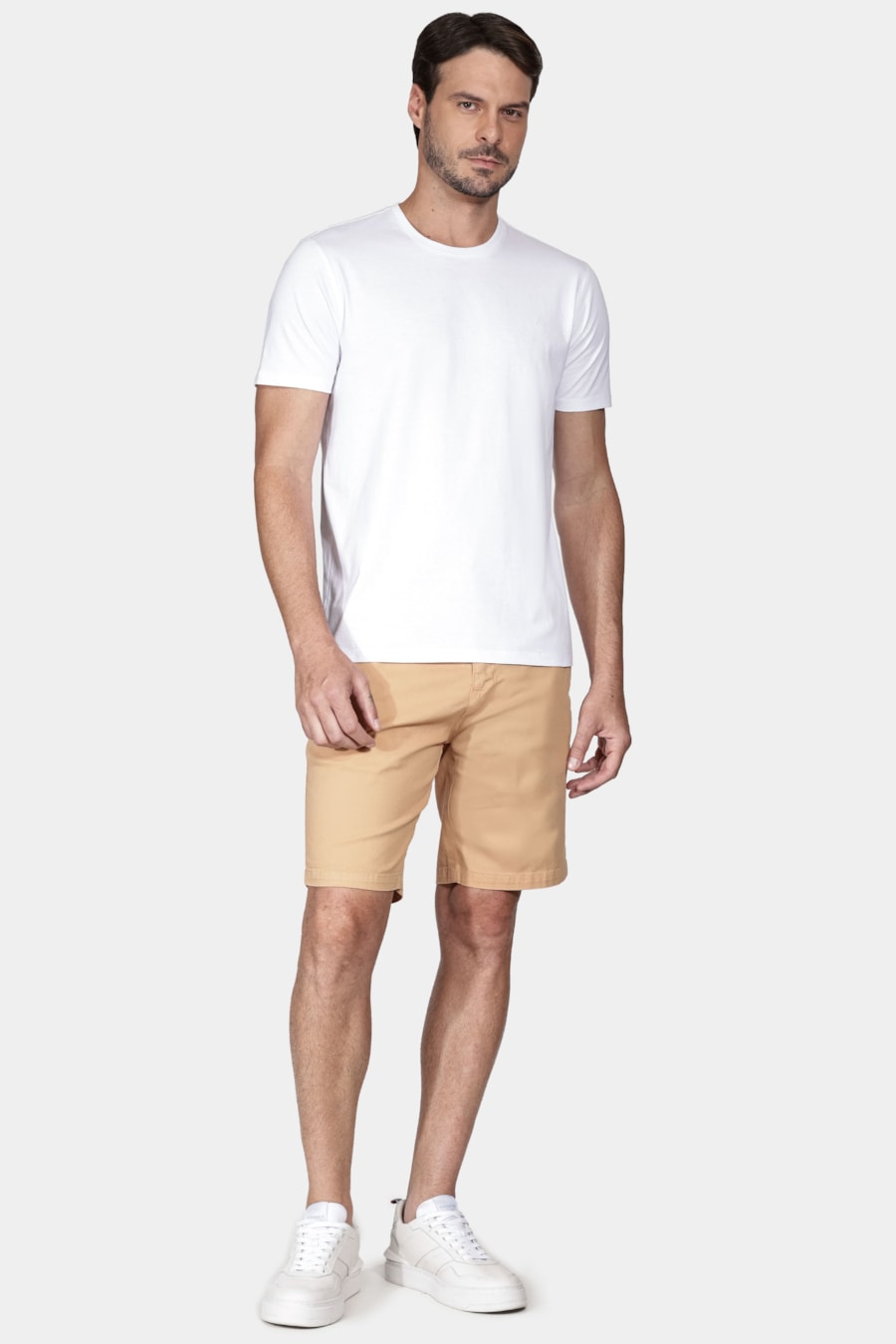 Camiseta Manga Curta New Essencial Branco — foto 2 de 5