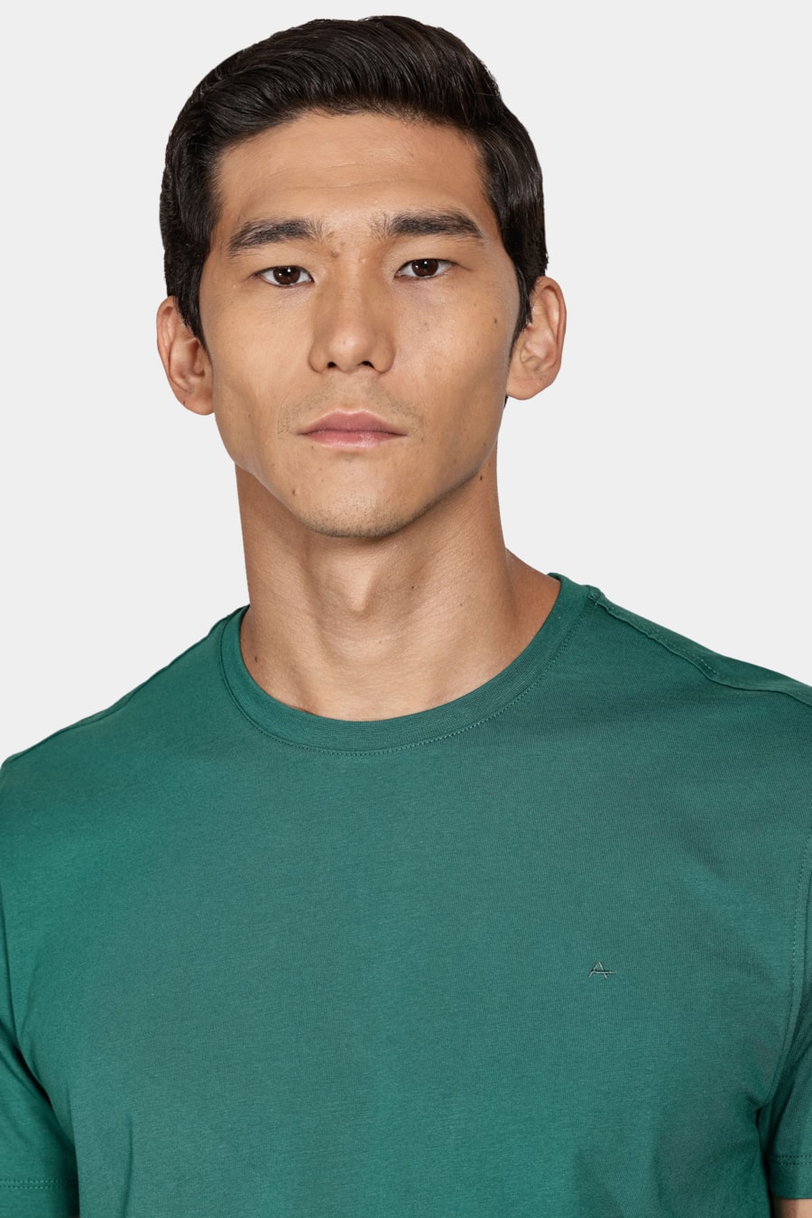 Camiseta Manga Curta New Essencial Verde Floresta — foto 3 de 5
