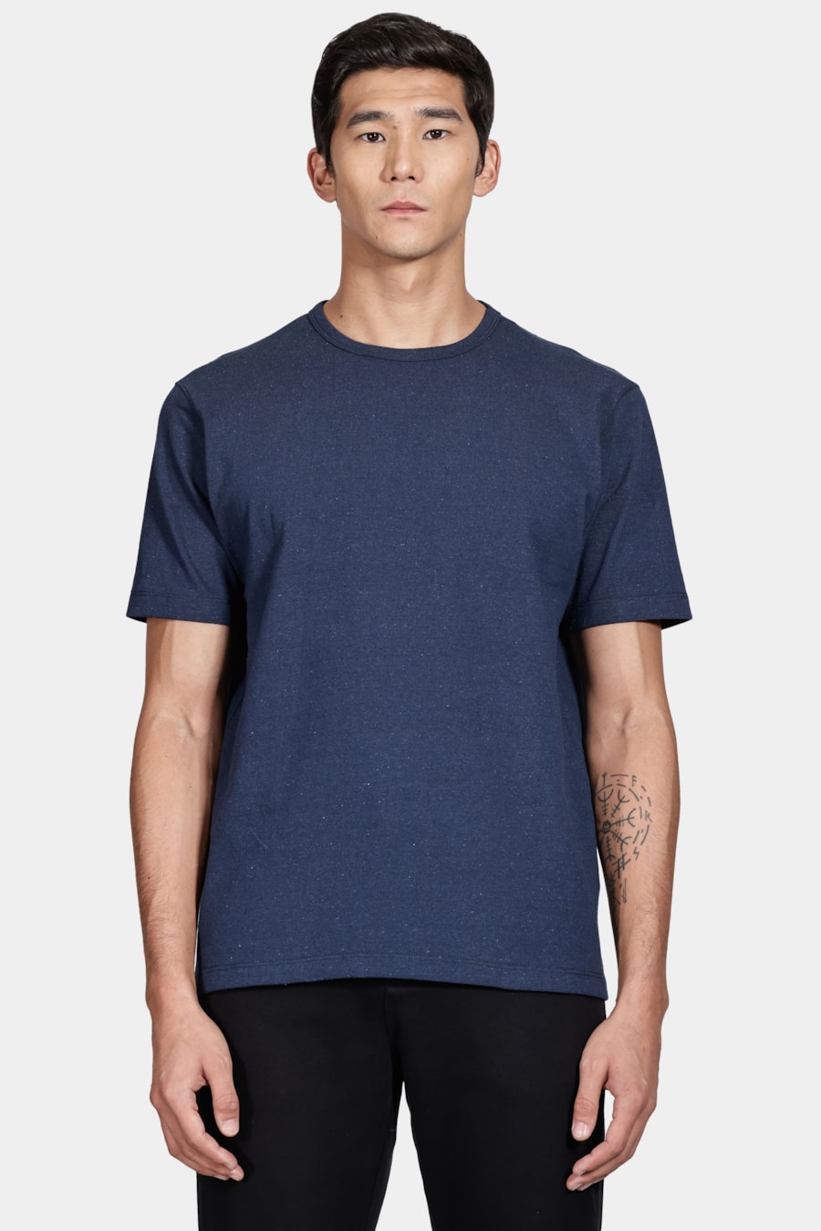 Camiseta Manga Curta Palmeira Azul Marinho — foto 1 de 4