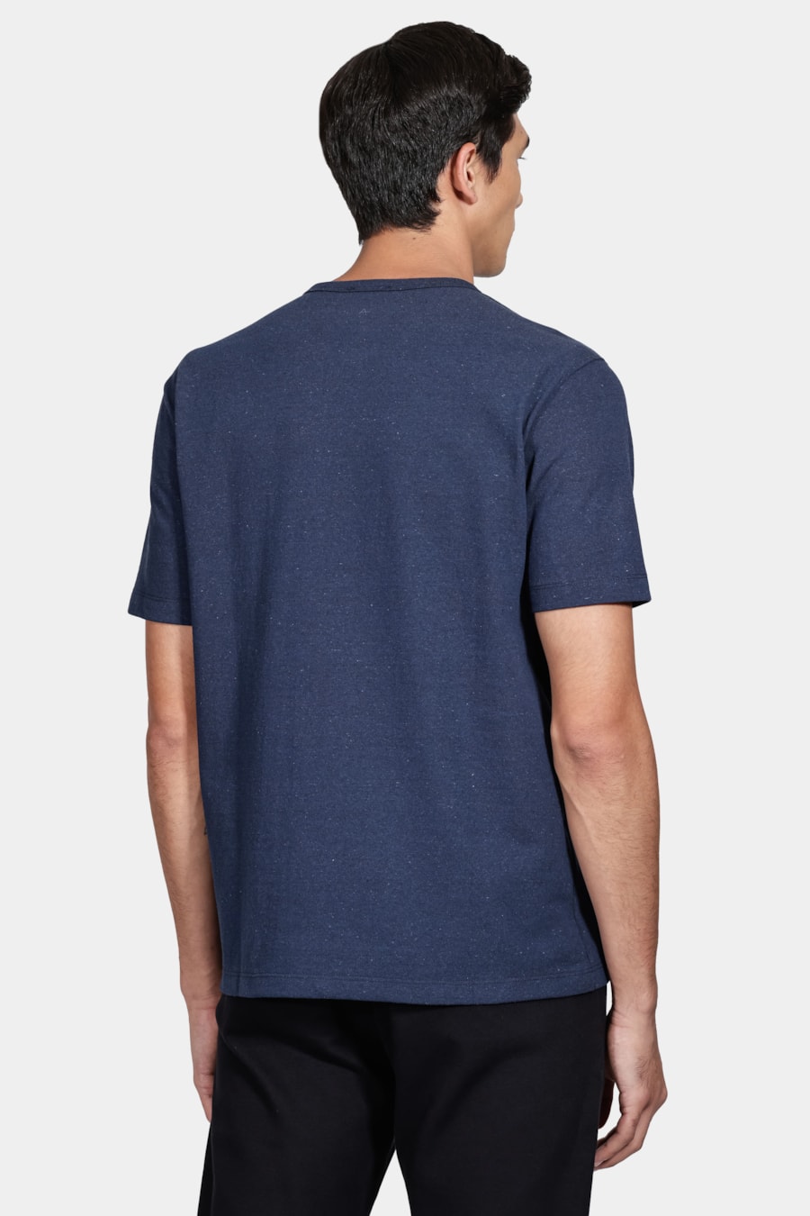 Camiseta Manga Curta Palmeira Azul Marinho — foto 4 de 4