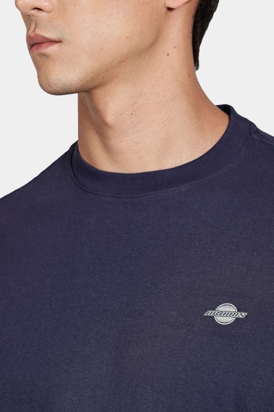 Camiseta Manga Curta Patch Azul Marinho — foto 3 de 4