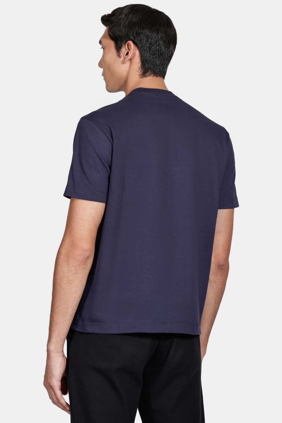 Camiseta Manga Curta Patch Azul Marinho — foto 4 de 4