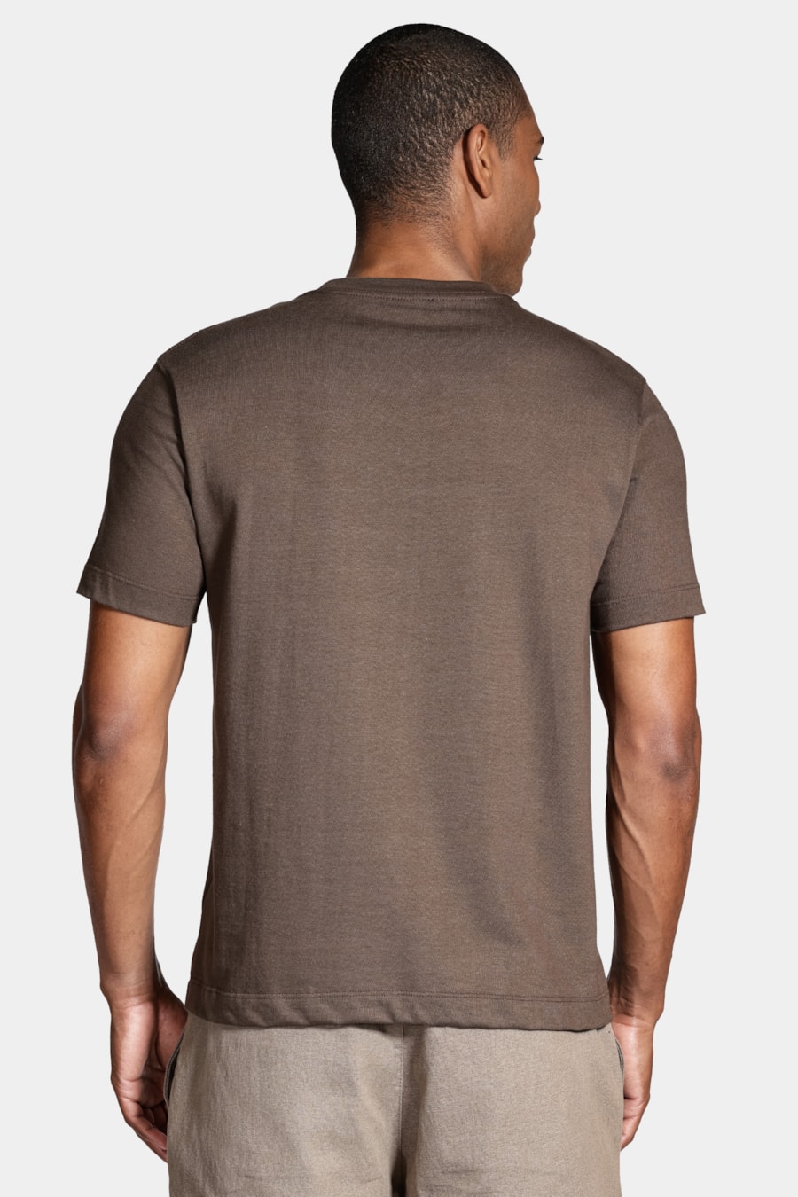 Camiseta Manga Curta Patch Verde Militar — foto 4 de 5