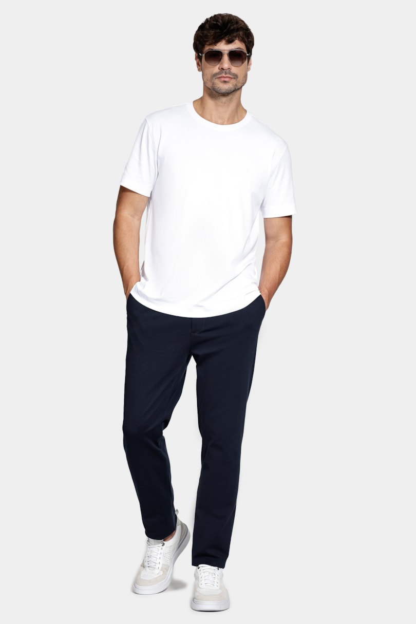 Camiseta Manga Curta Pima Básica Branco