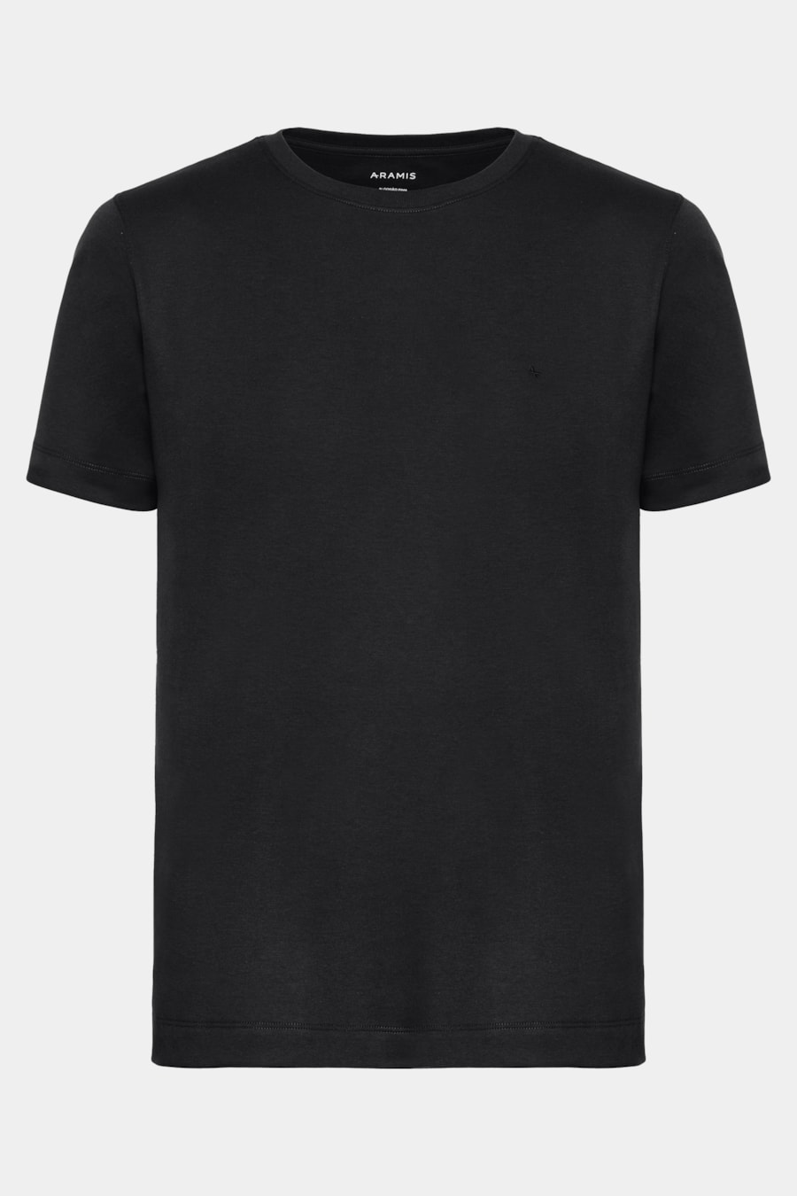 Camiseta Manga Curta Pima Básica Preto — foto 5 de 5