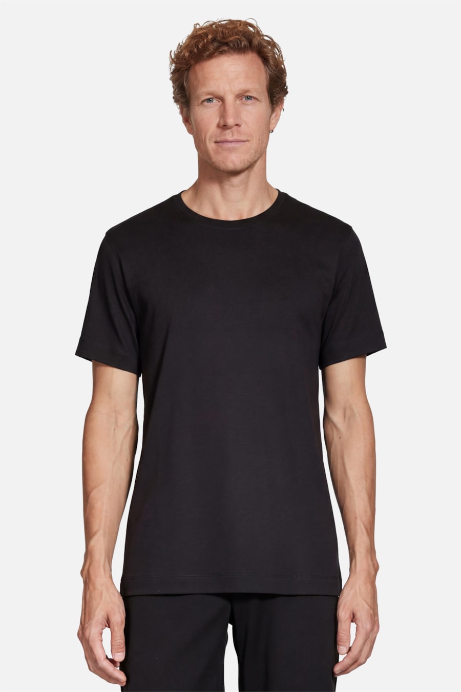Camiseta Manga Curta Pima Básica Preto — foto 1 de 5