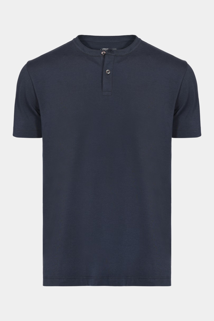 Camiseta Manga Curta Pima Performing Gola Padre Marinho
