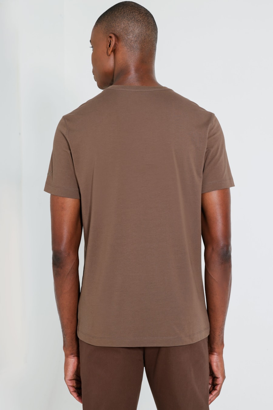 Camiseta Manga Curta Pima Performing Ocre — foto 4 de 5