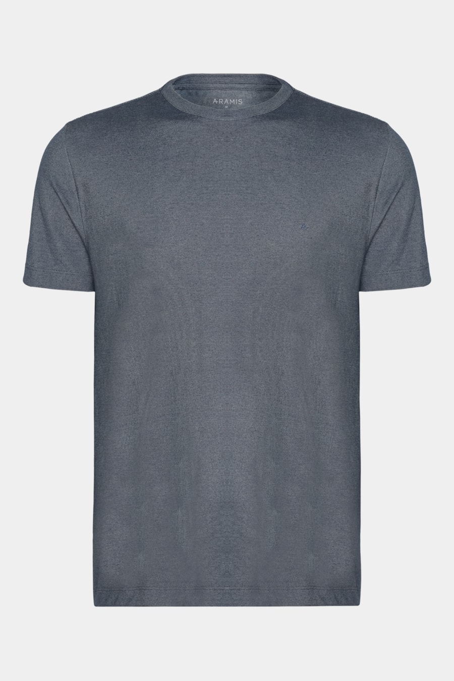 Camiseta Manga Curta Piquet Binado Azul Neblina — foto 5 de 5