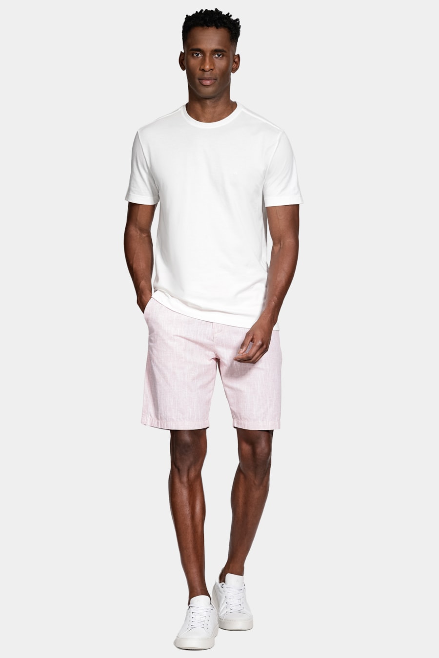 Camiseta Manga Curta Piquet Binado Off White — foto 2 de 5