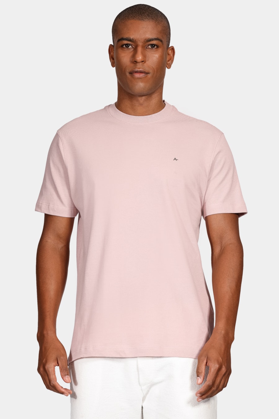 Camiseta Manga Curta Piquet Clássica Rosa Seco — foto 1 de 4