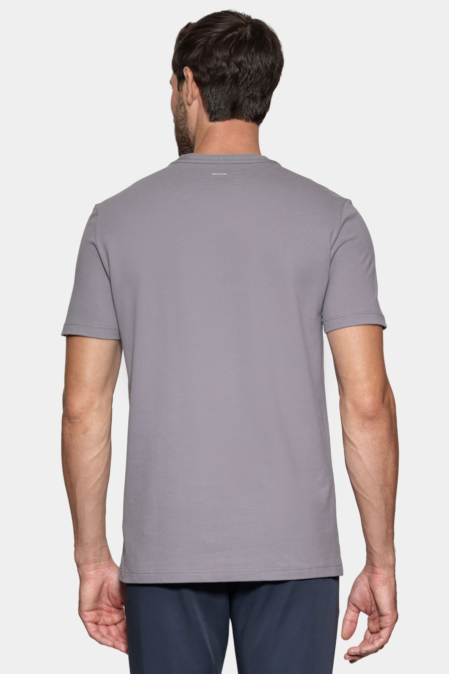Camiseta Manga Curta Piquet Comfort Concreto 117 — foto 5 de 6