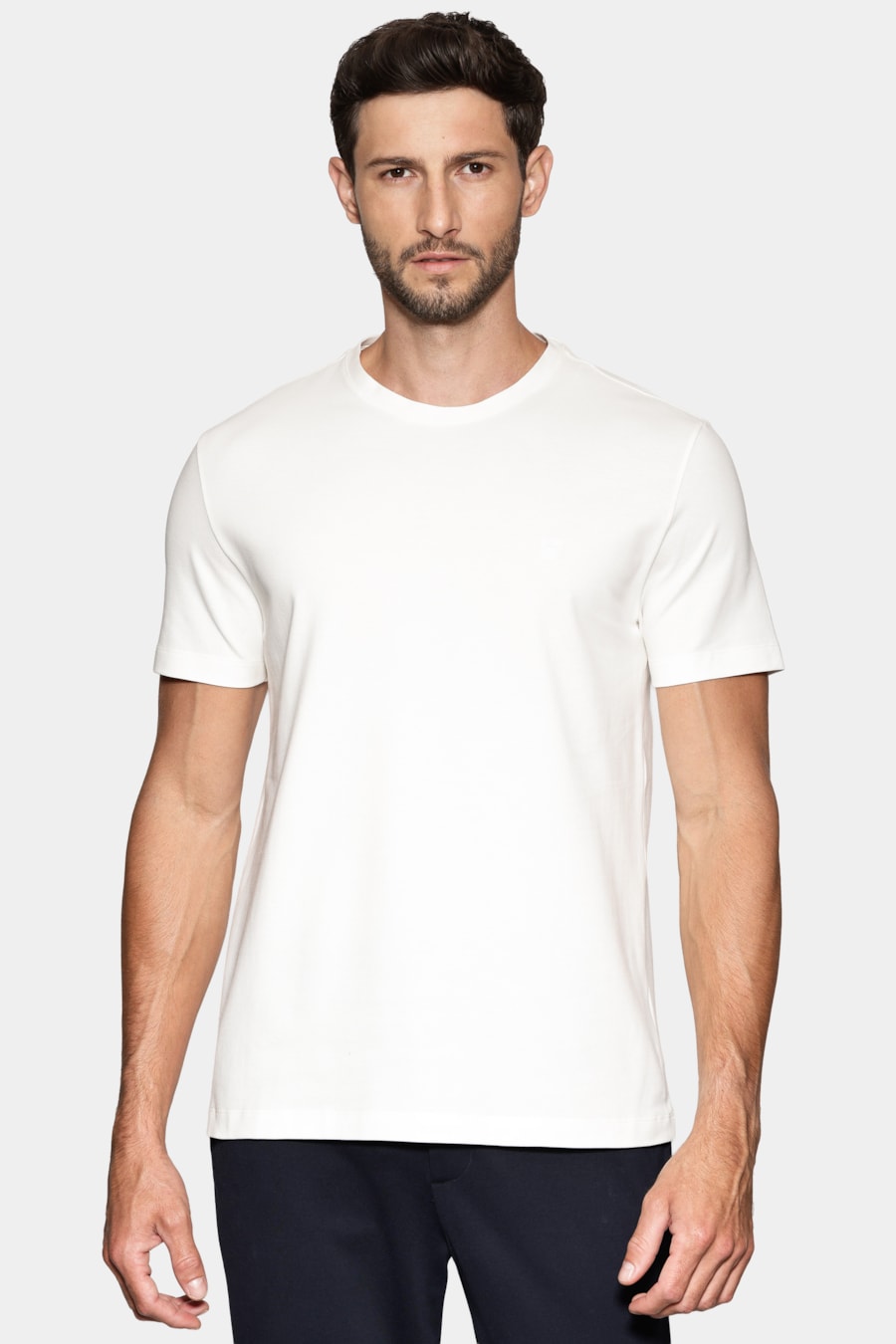 Camiseta Manga Curta Piquet Comfort Off White — foto 1 de 6