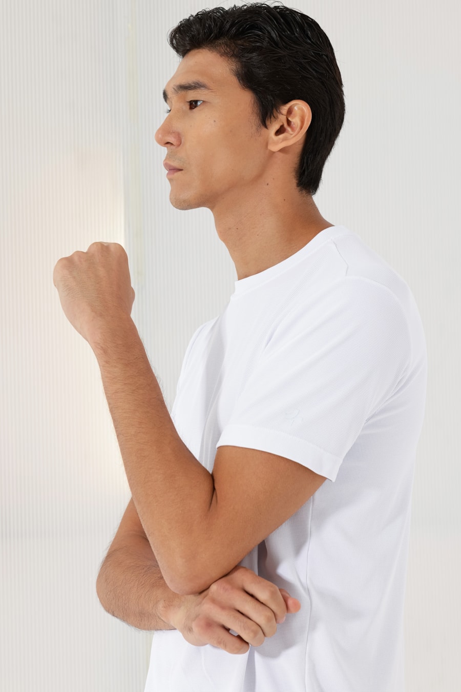 Camiseta Manga Curta Piquet Everyday Branco — foto 3 de 5