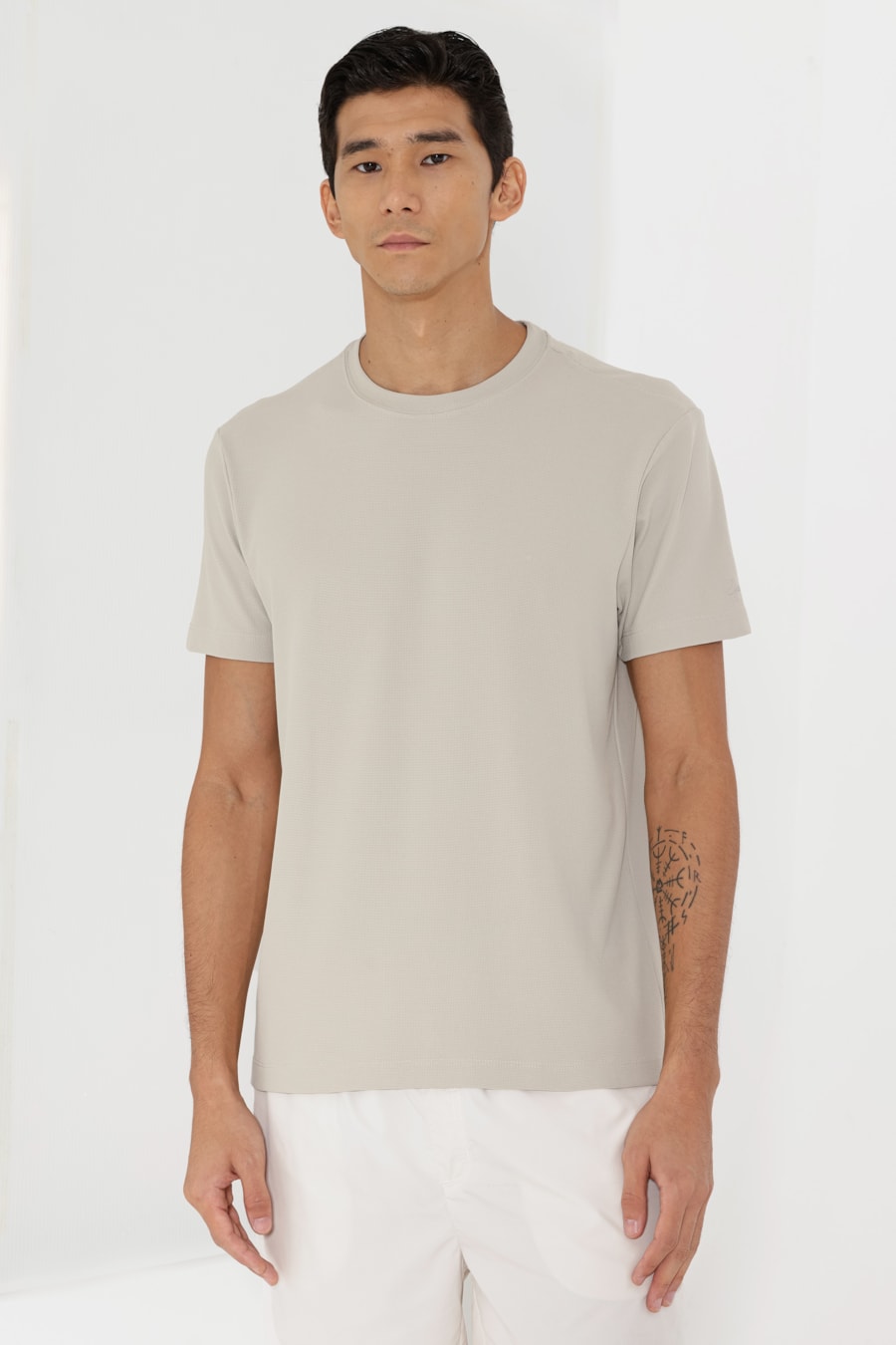 Camiseta Manga Curta Piquet Everyday Cáqui Safari — foto 1 de 5