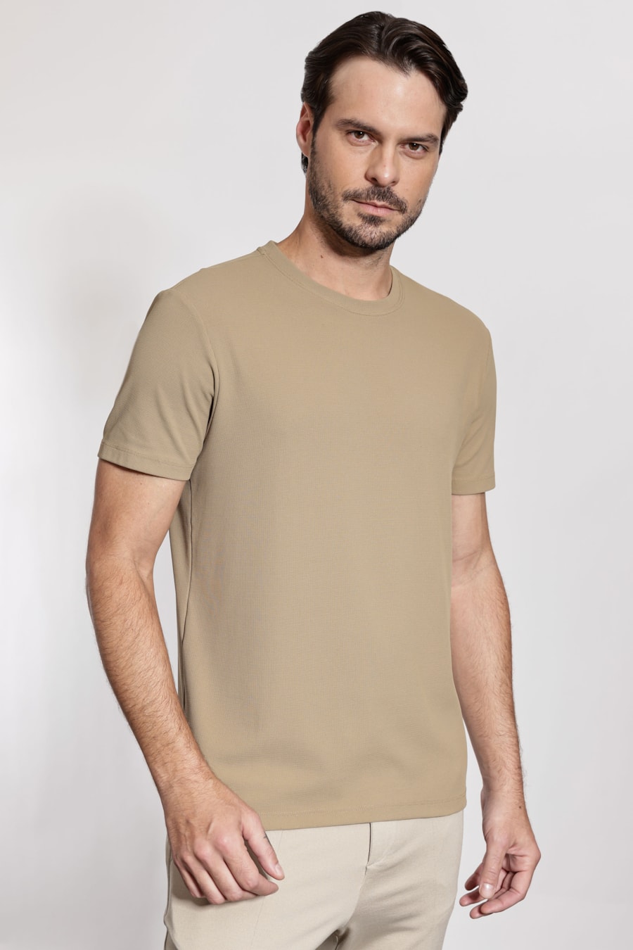 Camiseta Manga Curta Piquet Everyday Charuto — foto 1 de 5