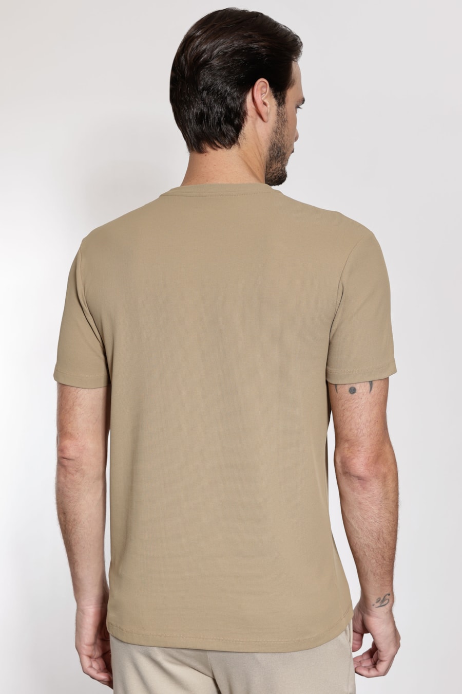 Camiseta Manga Curta Piquet Everyday Charuto — foto 4 de 5