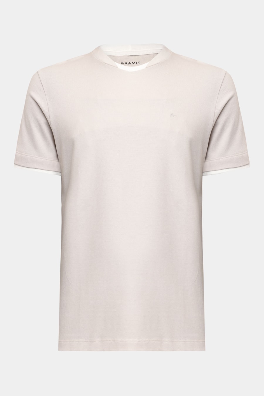 Camiseta Manga Curta Piquet Gola Dupla Areia 118 — foto 5 de 5