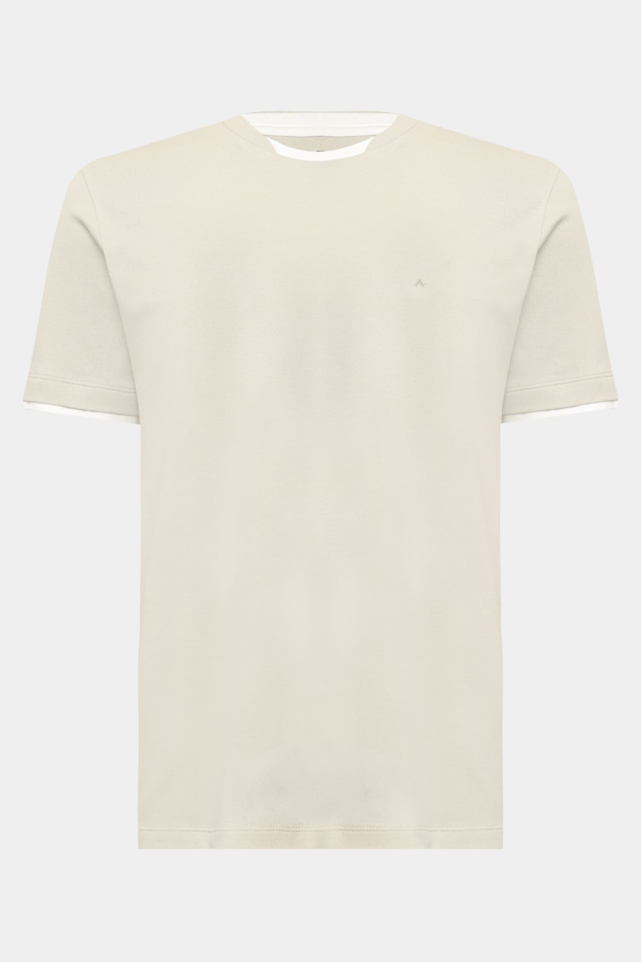 Camiseta Manga Curta Piquet Gola Dupla Pistache Claro 118 — foto 5 de 5
