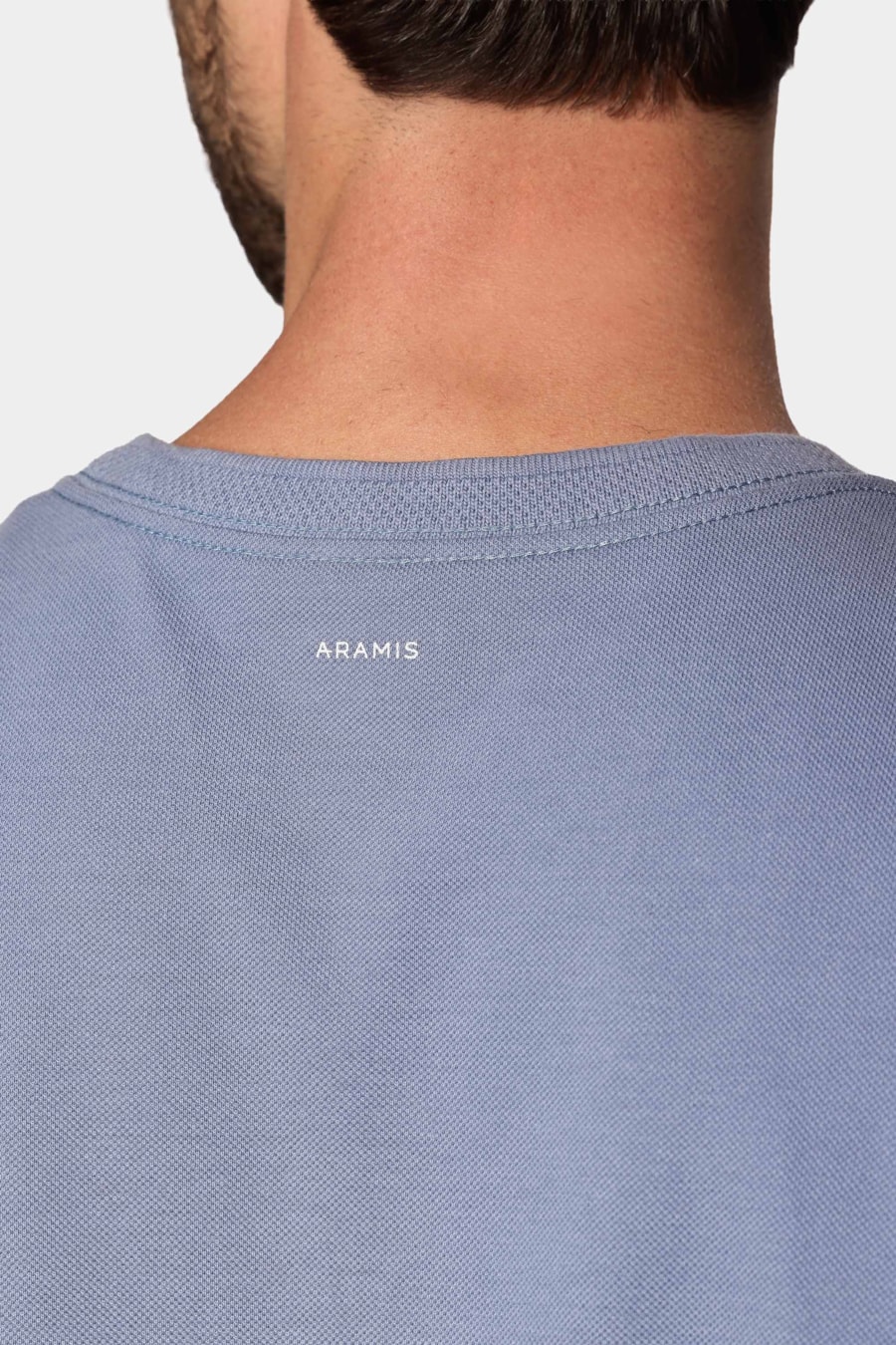 Camiseta Manga Curta Piquet Gola Jacquard Aluminio 117 — foto 4 de 6