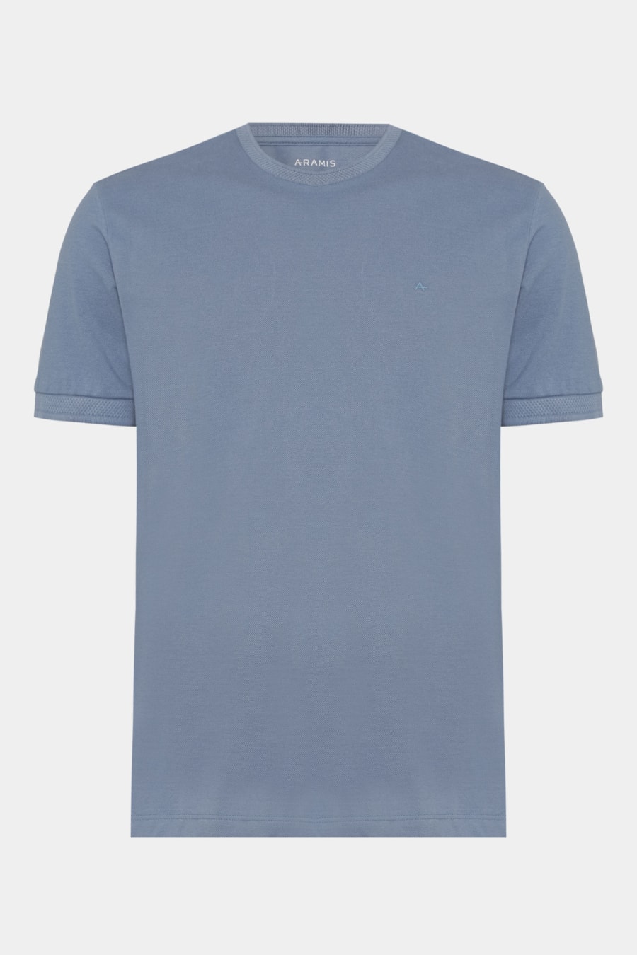 Camiseta Manga Curta Piquet Gola Jacquard Aluminio 117 — foto 6 de 6
