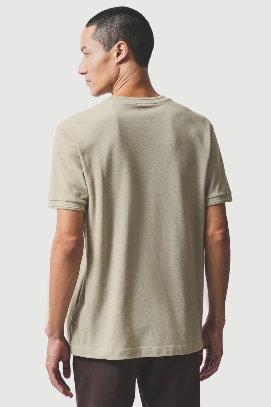 Camiseta Manga Curta Piquet Gola Relevo Deserto 118 — foto 4 de 6