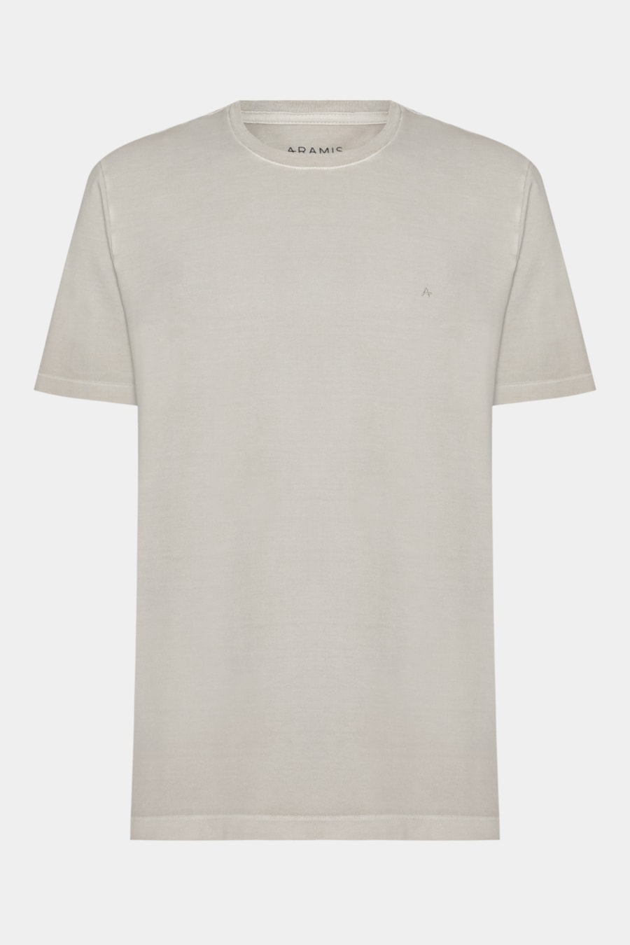 Camiseta Manga Curta Piquet Lavado Bege — foto 5 de 5