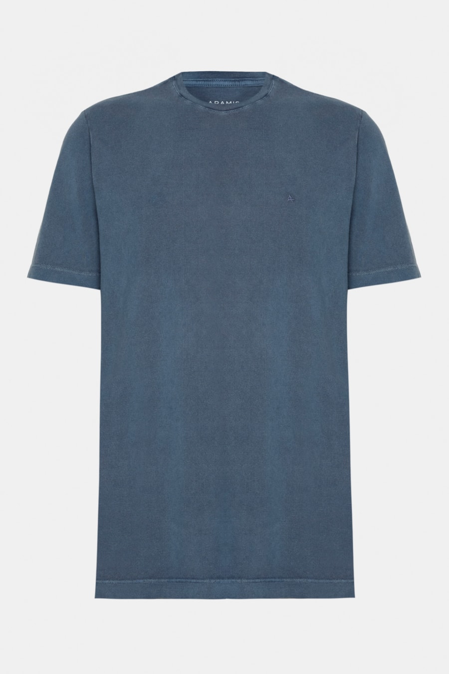 Camiseta Manga Curta Piquet Lavado Marinho — foto 5 de 5