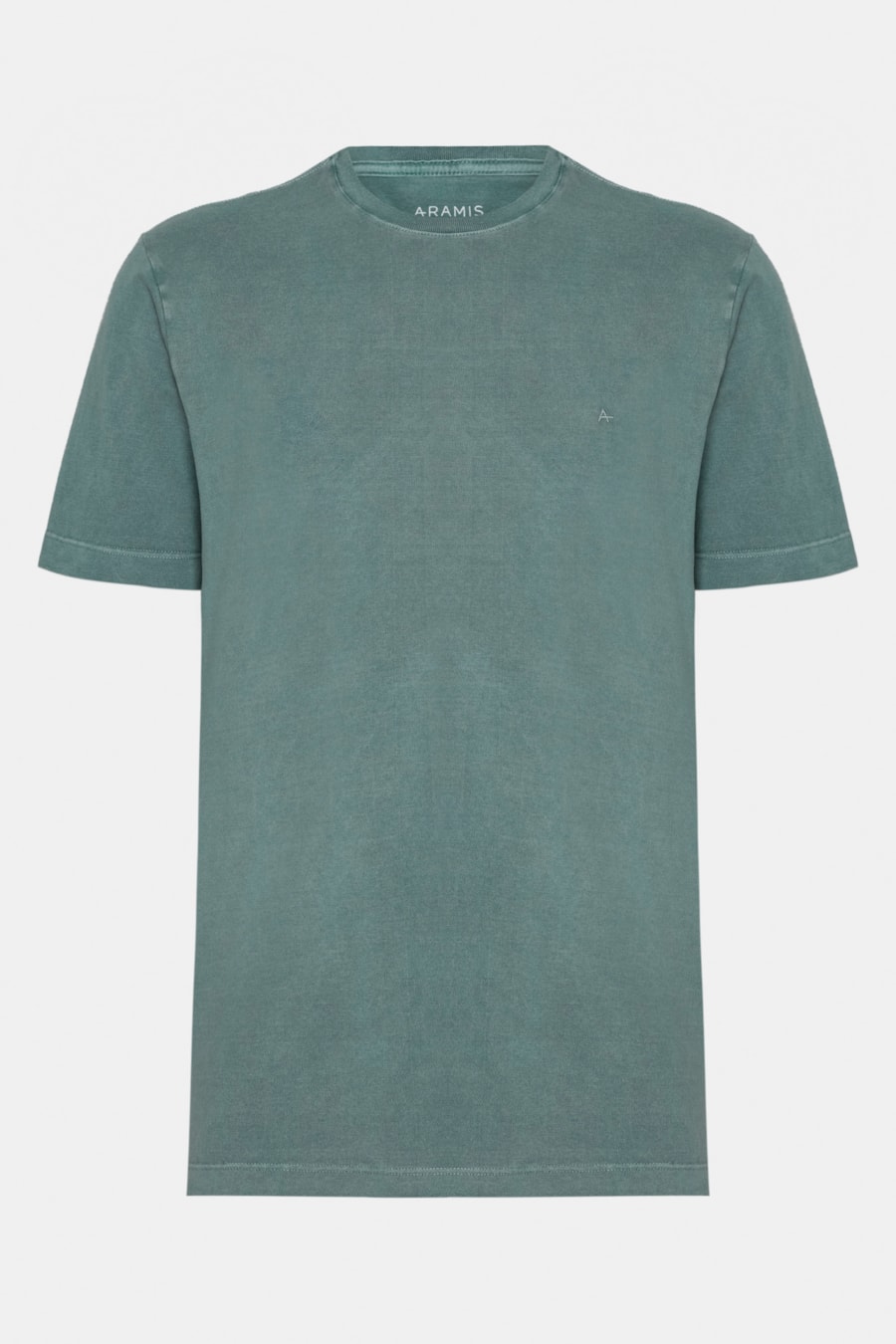 Camiseta Manga Curta Piquet Lavado Verde Bandeira — foto 5 de 5