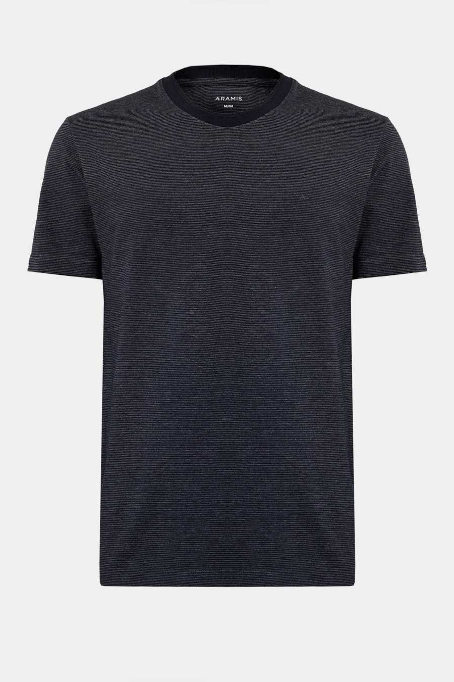 Camiseta Manga Curta Piquet Listrado Marinho — foto 5 de 5