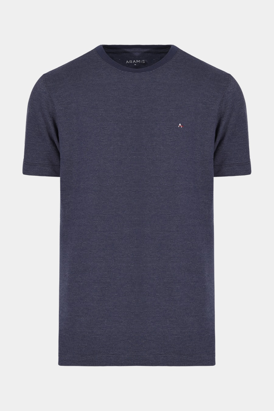 Camiseta Manga Curta Piquet Listrado Marinho — foto 7 de 7