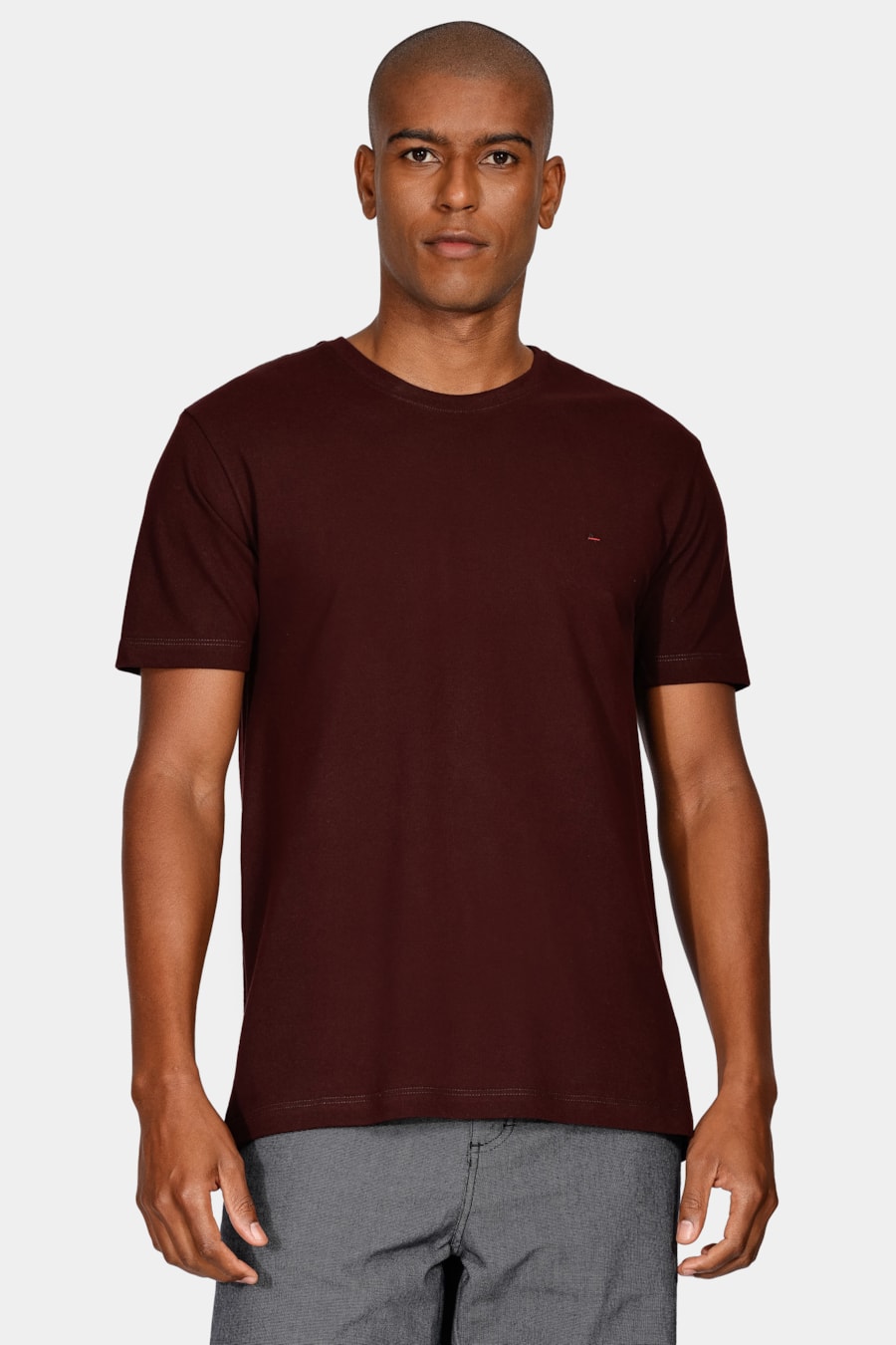 Camiseta Manga Curta Piquet Marrom — foto 1 de 4