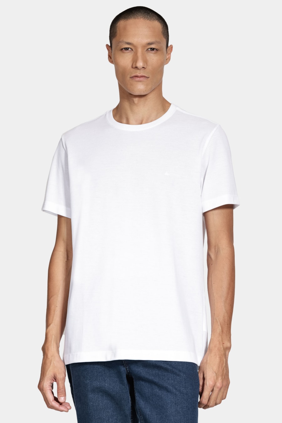 Camiseta Manga Curta Piquet Peruano Branco — foto 1 de 5