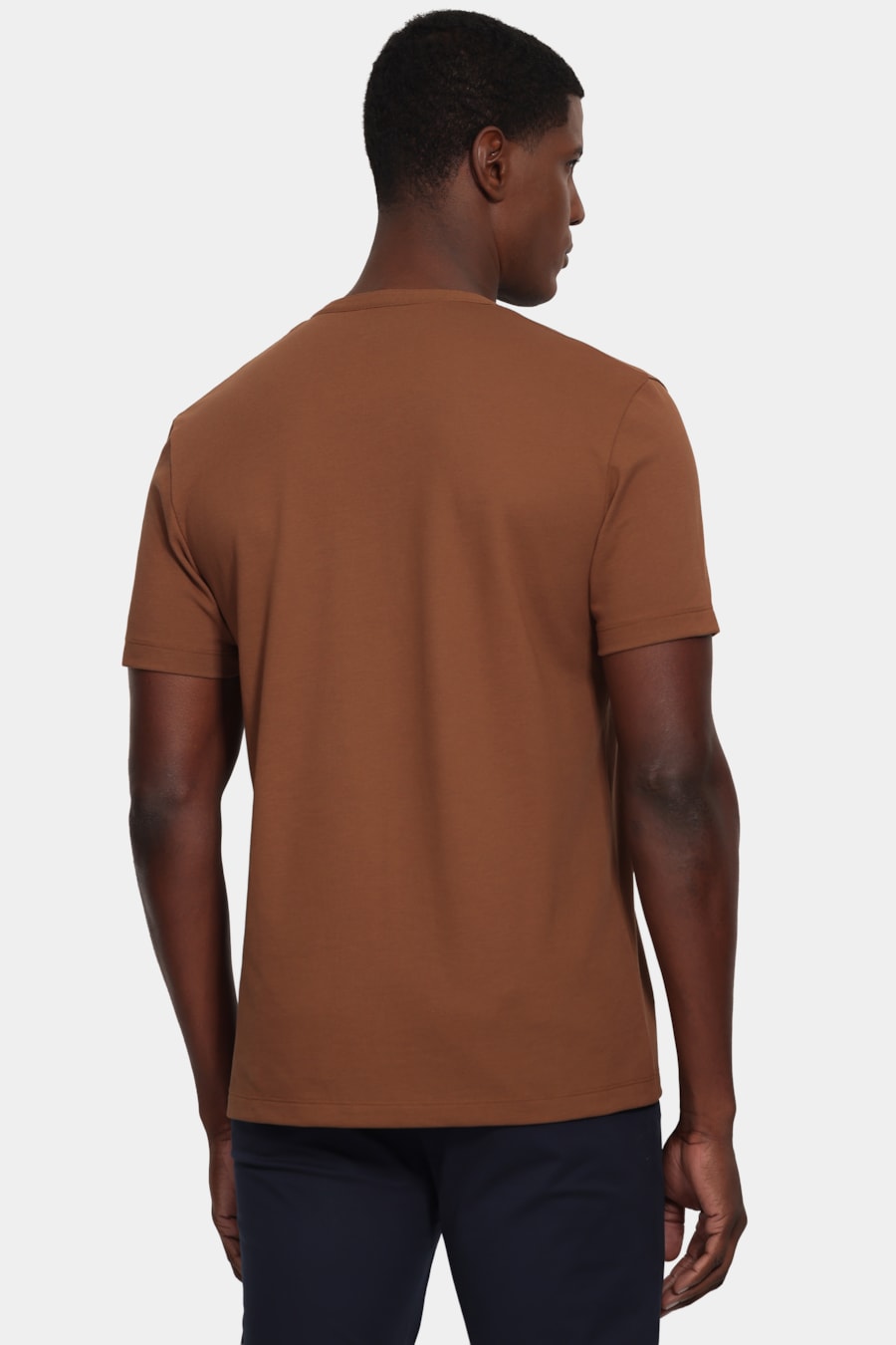 Camiseta Manga Curta Piquet Peruano Madeira — foto 4 de 5
