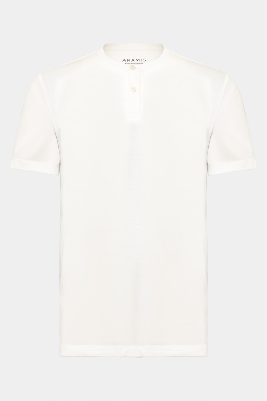 Camiseta Manga Curta Piquet Peruano Off White — foto 5 de 5