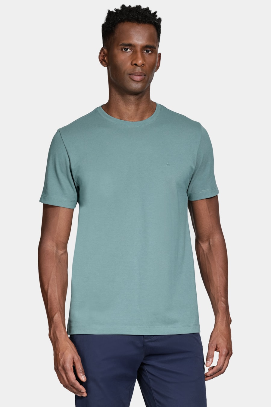 Camiseta Manga Curta Piquet Peruano Verde Bandeira — foto 1 de 5