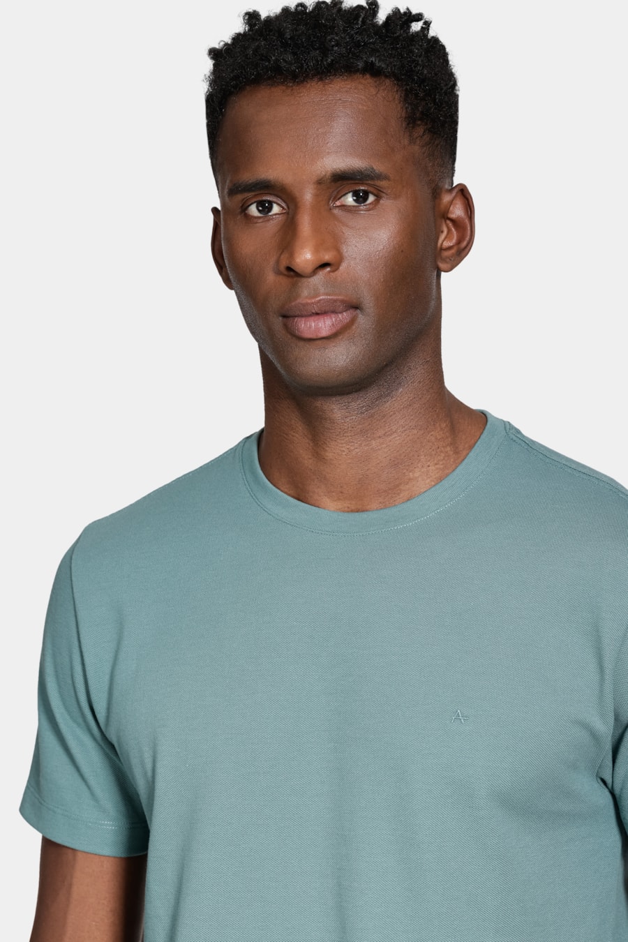 Camiseta Manga Curta Piquet Peruano Verde Bandeira — foto 3 de 5