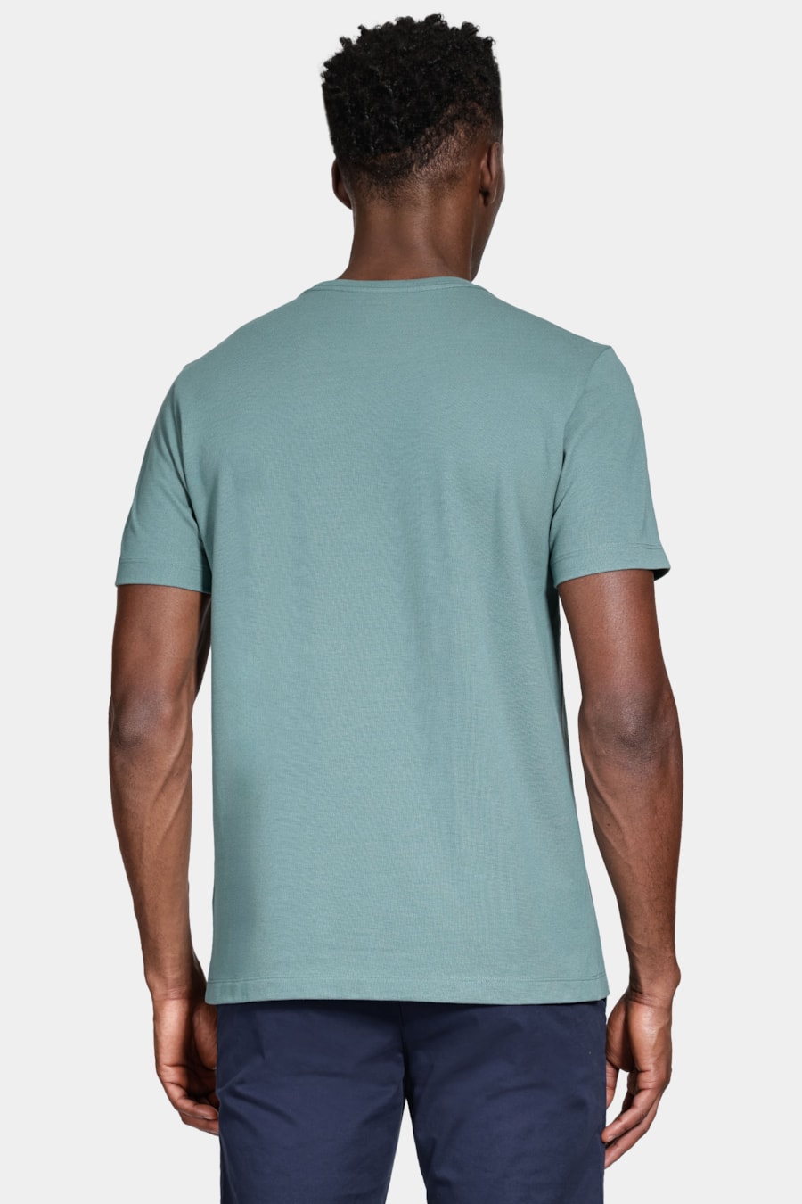 Camiseta Manga Curta Piquet Peruano Verde Bandeira — foto 4 de 5