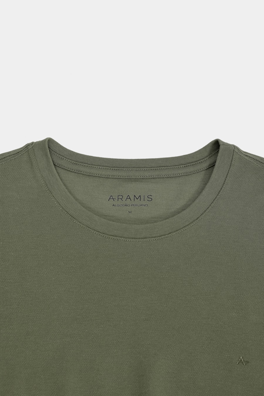 Camiseta Manga Curta Piquet Peruano Verde Floresta 115 — foto 6 de 6