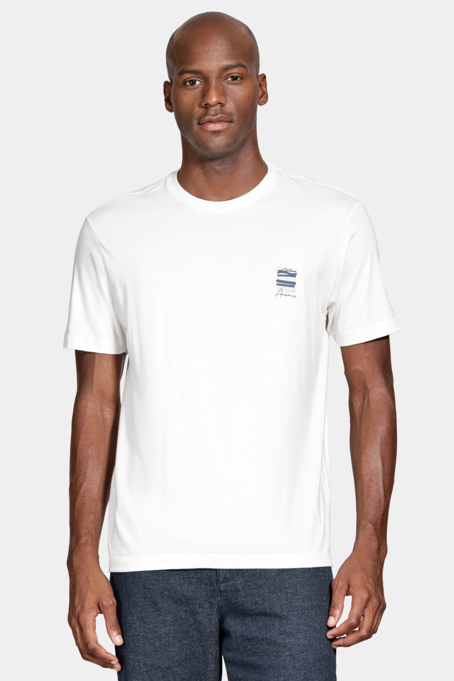 Camiseta Manga Curta Praia Algodão Off White — foto 1 de 5