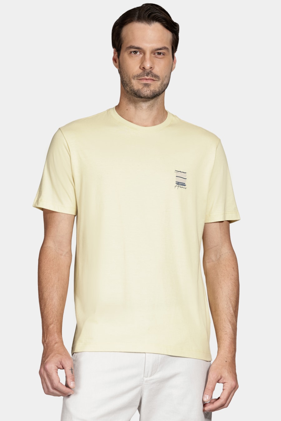 Camiseta Manga Curta Praia Algodão Vanilla 116 — foto 1 de 5